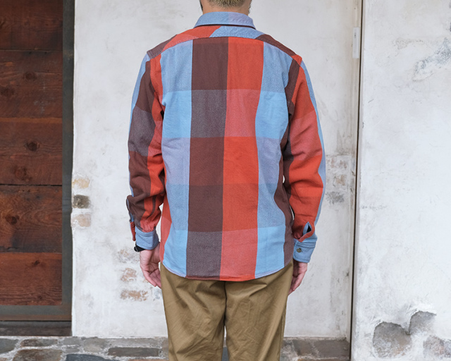 JELADO ネルシャツ 赤×青 18 XL ジェラード 古着 JELADO ネルシャツ 赤×青 18 XL ジェラード 古着 長袖シャツ