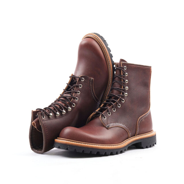 RED WING ブーツ ブラウン　8 1/2サイズ REDWING レッドウィング 8インチ ロガー ブライアー オイルスリック