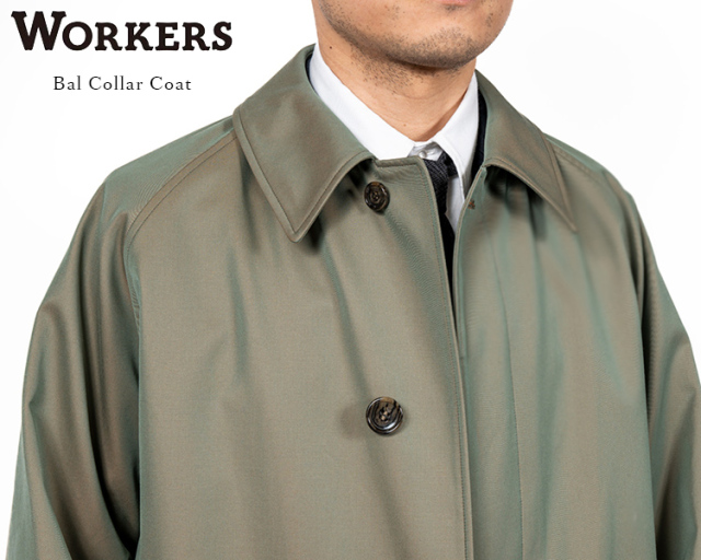 Workers ワーカーズ Bal Collar Coat バルカラーコート コットン