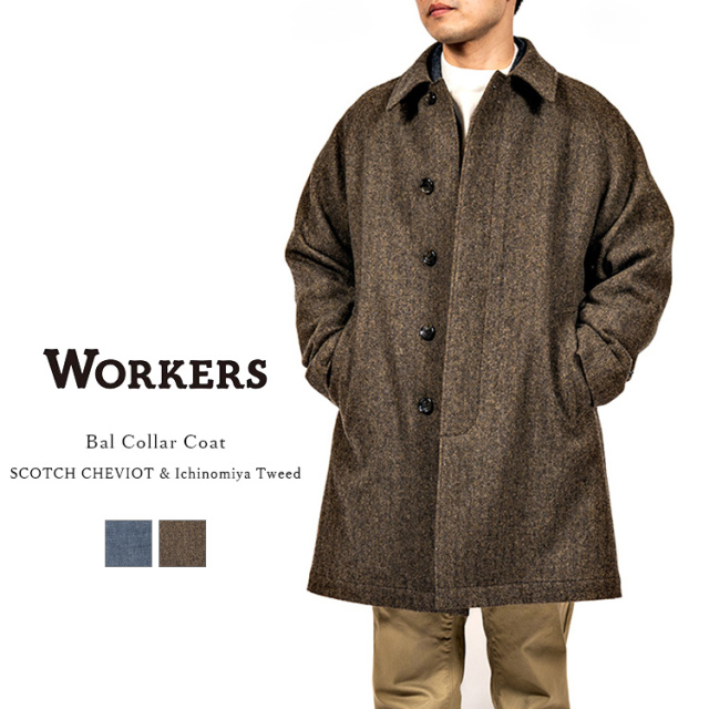 Workers ワーカーズ Bal Collar Coat バルカラーコート スコッチ