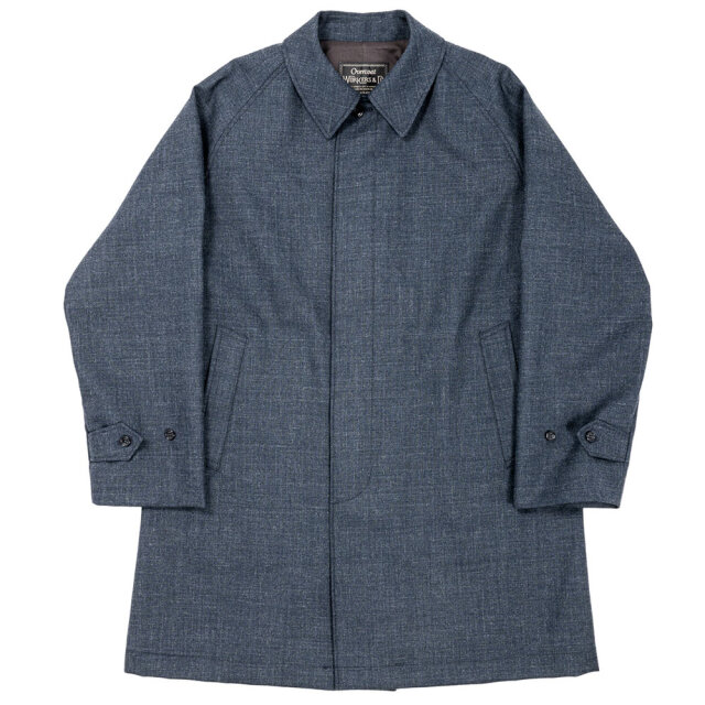 美品 WORKERS Bal Collar Coat Harris Tweed Workers