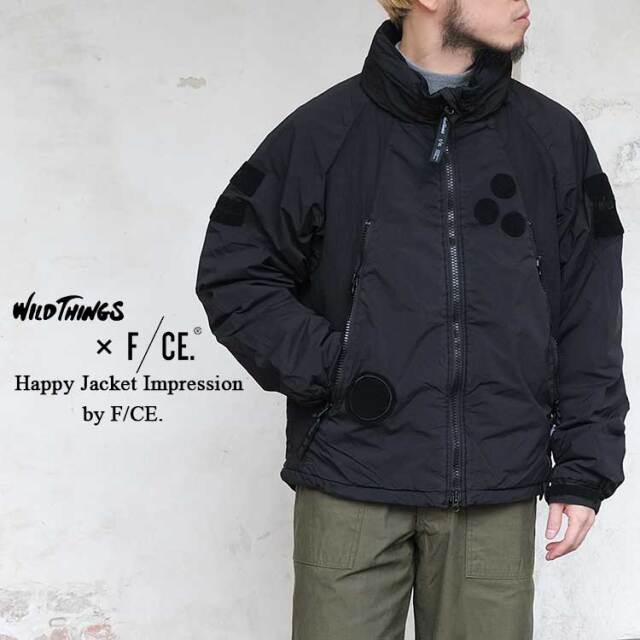 F／CE． WILD THINGS エフシーイー ワイルドシングス ジャケット ハッピー ジャケット インプレッション メンズ FSP09252U0003 ブラック