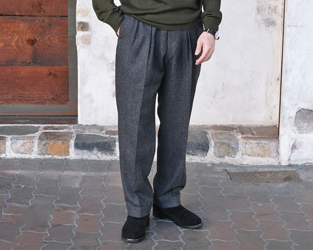 D.C.WHITE ディーシーホワイト Dress Slacks ドレススラックス ウール