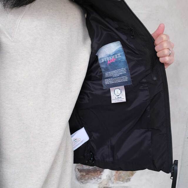 PYRENEX SOLACE メンズ ダウンベスト｜850FP・撥水・防風の高機能モデル