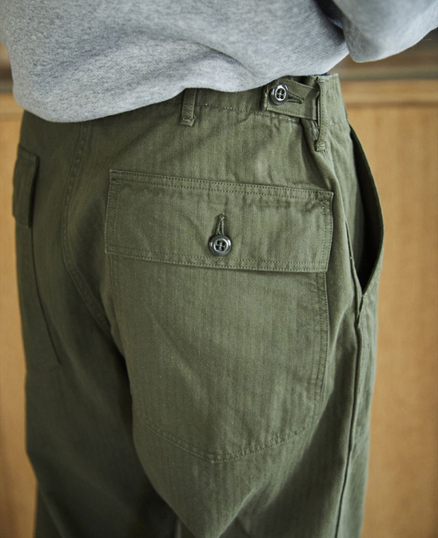 交換往復送料無料】 orSlow オアスロウ 03-V5002-76 Herringbone