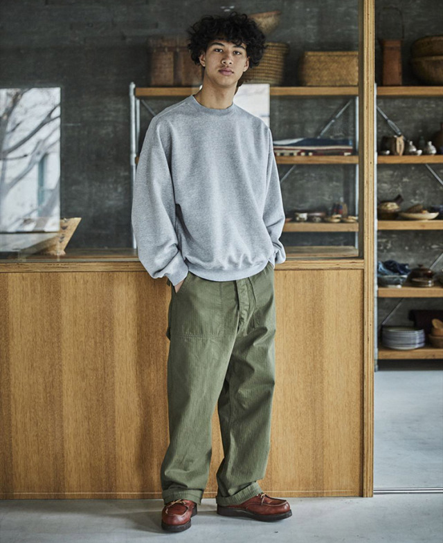 交換往復送料無料】 orSlow オアスロウ 03-V5002-76 Herringbone