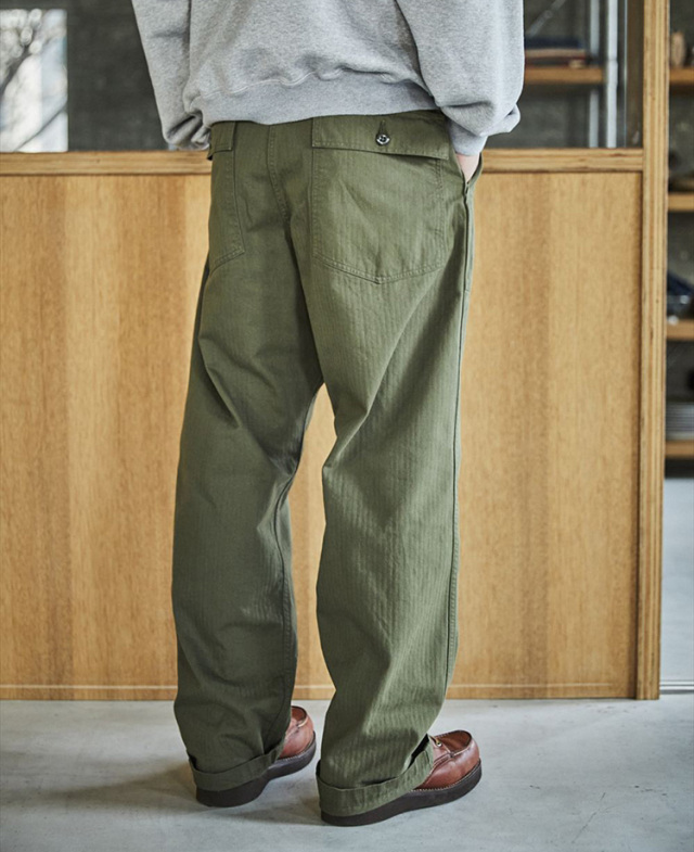 交換往復送料無料】 orSlow オアスロウ 03-V5002-76 Herringbone