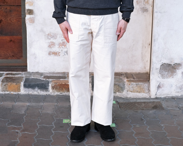 【新品】ARAN ファティーグパンツ ホワイト サイズ1 ベイカーパンツ ARAN (アラン) ベイカーパンツ NATURAL 正規通販 - 神戸 Tapir (タピア)