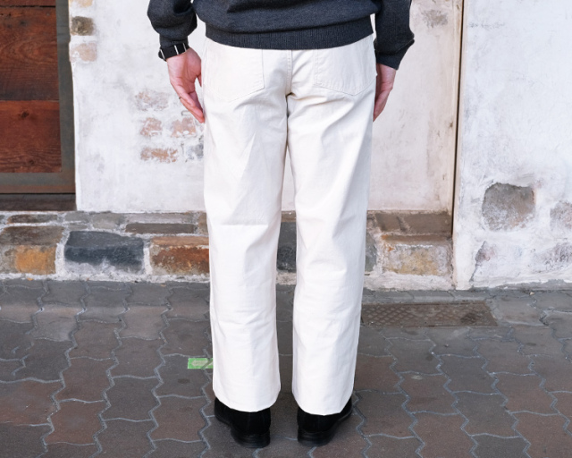 ARAN アラン FATIGUE PT ファティーグパンツ Ecru エクリュ バック