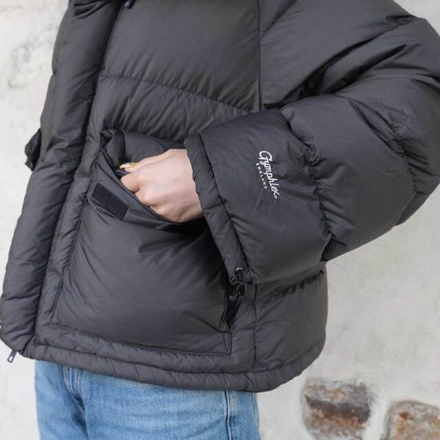 Gymphlex｜フードダウンジャケット レディース｜ゆったり・軽量・防寒