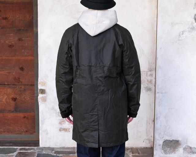 プロホースブラシプレゼント！】Barbour×BARACUTA Tyne Waxed Coat