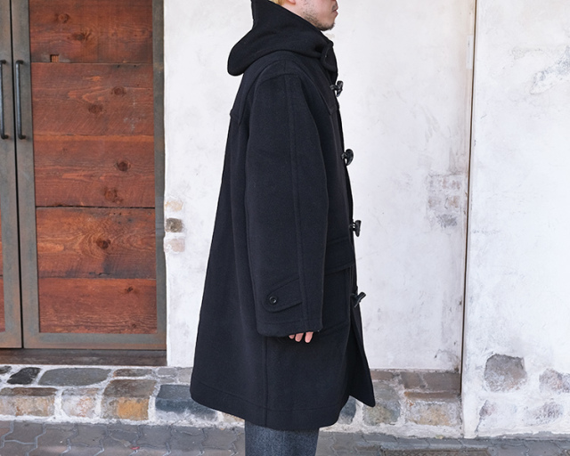 スコットランド製 Glenmore ヘリンボーン ダッフルコート グレンモア シダーハンガープレゼント中！】 GLENMORE グレンモア Herringbone