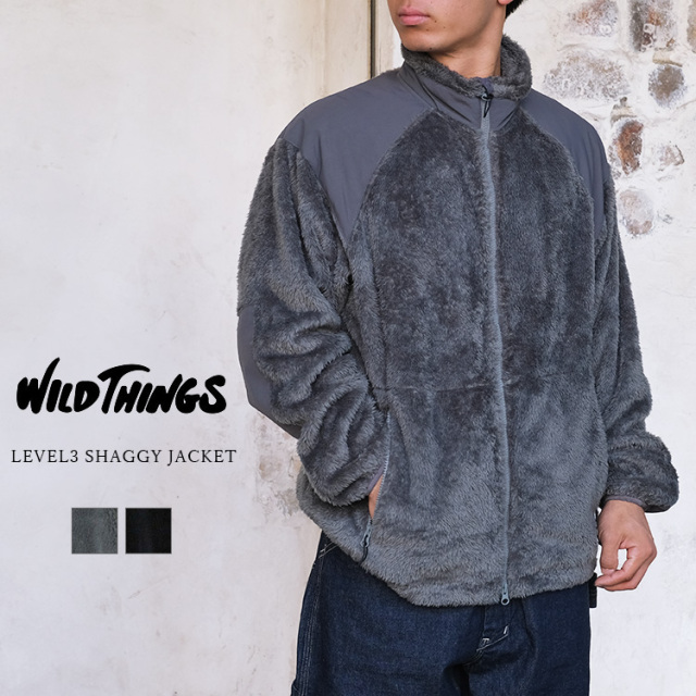 WILD THINGS ワイルドシングス LEVEL3 SHAGGY JACKET レベル3 シャギージャケット フリース メンズ 〔FL〕