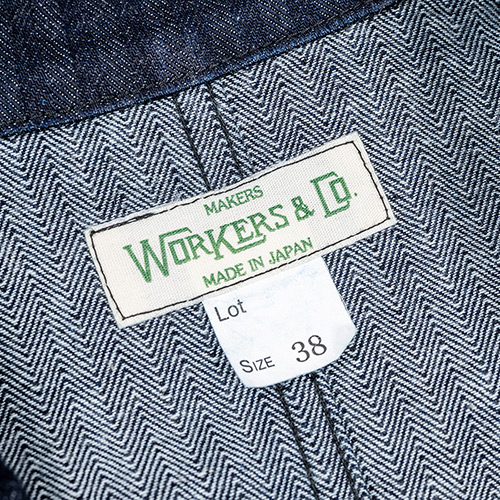 Workers ワーカーズ Lounge Jacket ラウンジジャケット Indigo