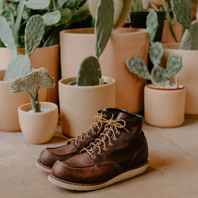 終わった伊藤 レッドウィング ブーツ 8138 赤茶 7D Y1454 REDWING レッドウィング 6インチ クラシックモック ブライアー オイル