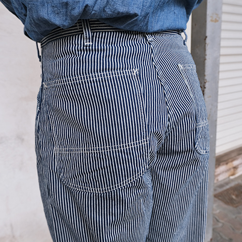 orSlow オアスロウ 01-5126-181 Wide Fit 30's Hickory Painter Pants