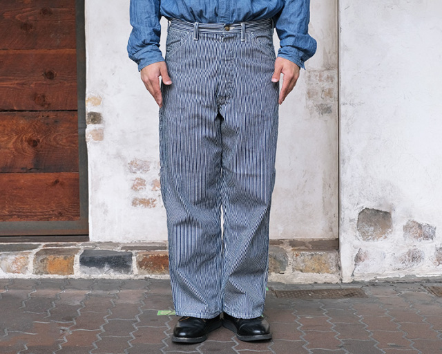 orSlow オアスロウ 01-5126-181 Wide Fit 30's Hickory Painter Pants