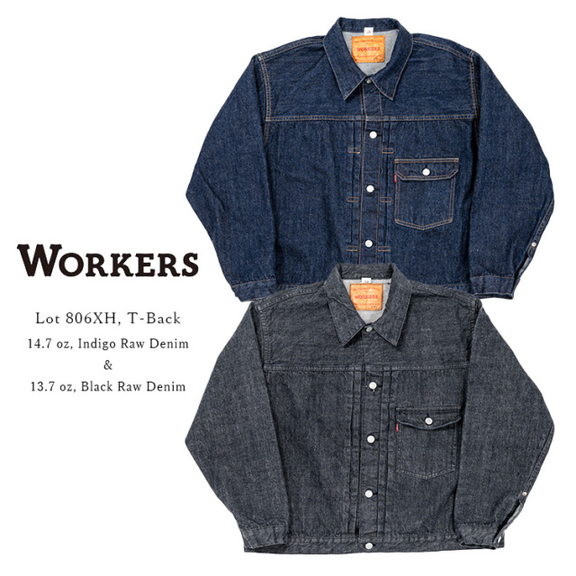 Workers ワーカーズ Lot806XH Lot806XX T-Back ファーストタイプ