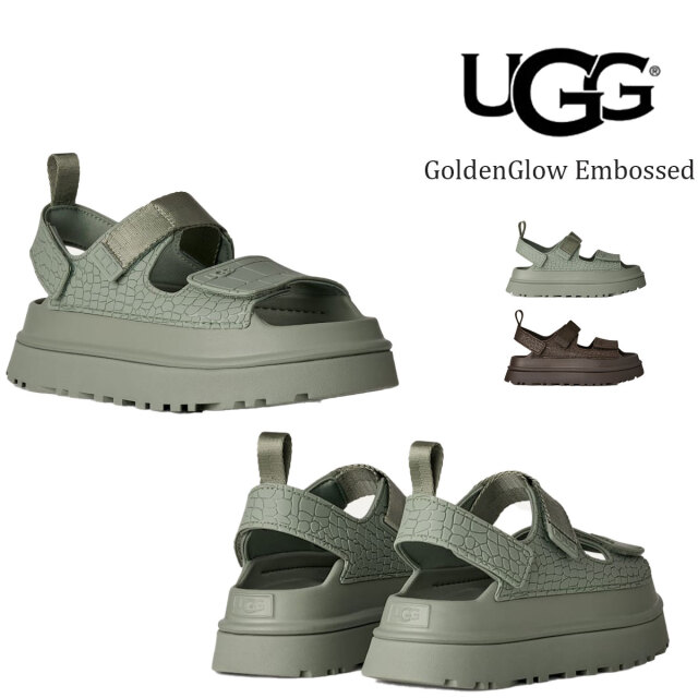 アグ サンダル ゴールデングロウ エンボスト GoldenGlow Embossed 1175311 レディース 厚底
