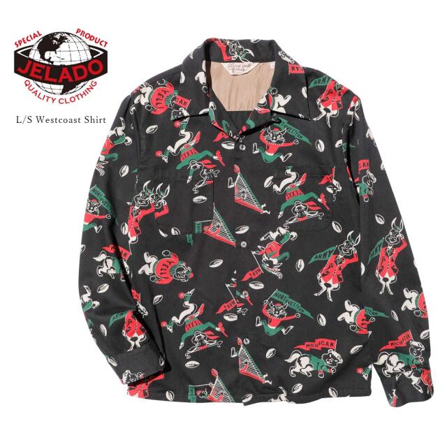 JELADO ジェラード SG21106 Long Sleeve Westcoast Shirt ロングスリーブ ウエストコーストシャツ コットン メンズ 〔FL〕