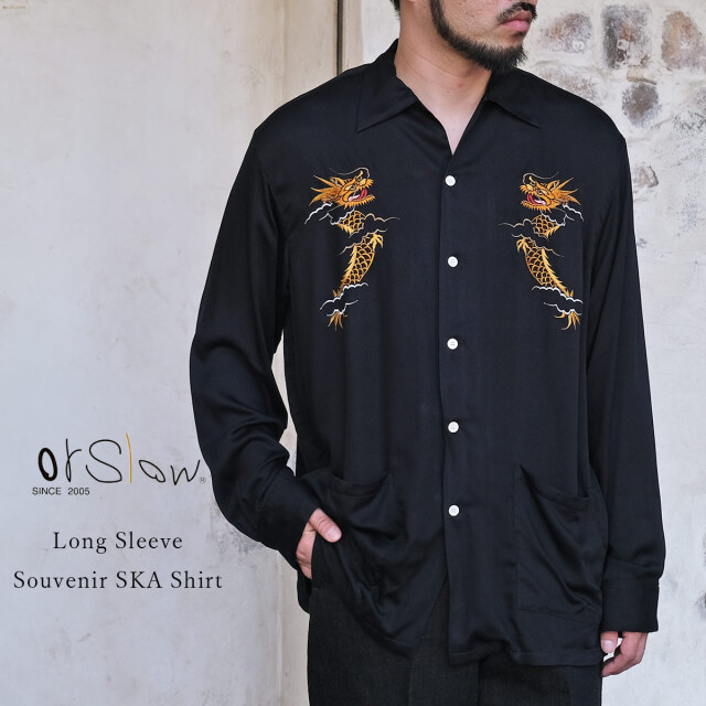 orSlow オアスロウ 01-8082-61 Long Sleeve Souvenir SKA Shirt ロング