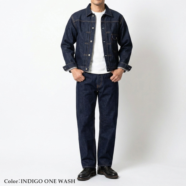 HOUSTON ヒューストン TYPE-1 DENIM JACKET T-BACK 51373 デニム