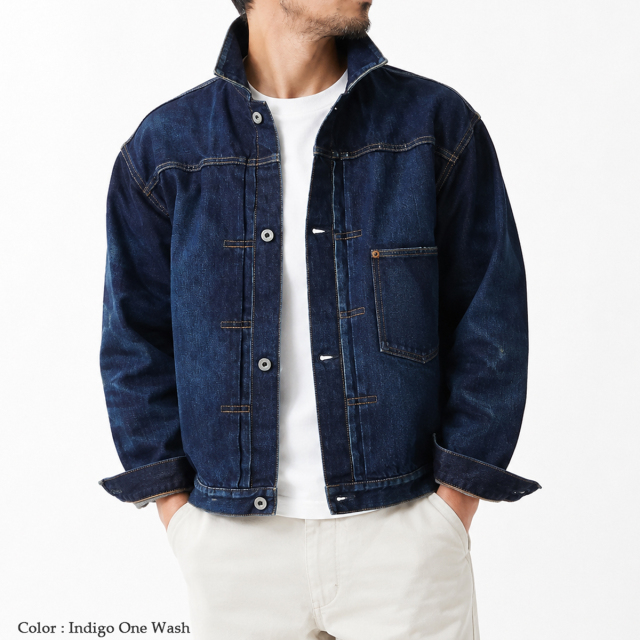 HOUSTON ヒューストン WW2 SELVEDGE DENIM TRUCKER JACKET 51501