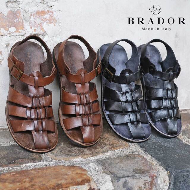 BRADOR ブラドール LEATHER SANDALS レザーサンダル グルカサンダル