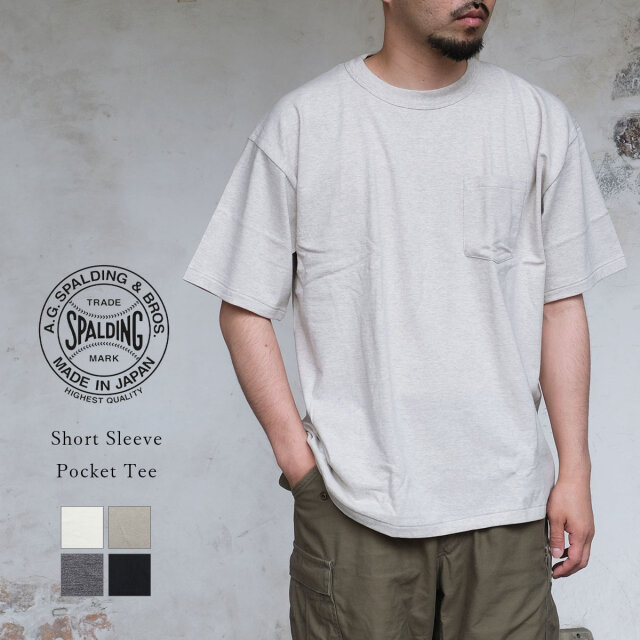 A.G.SPALDING ポケットTシャツ メンズ 夏