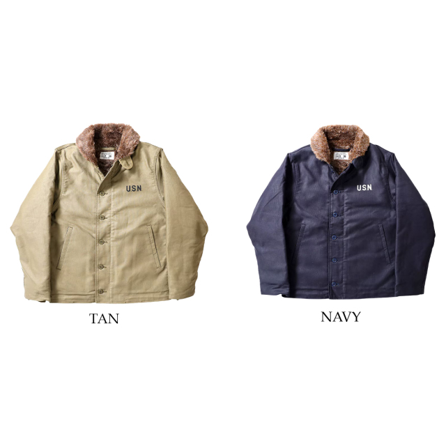 HOUSTON USN ミリタリージャケット サイズ 40 サイズ HOUSTON（ヒューストン） N-1 DECK JACKET -TIGHT model-（BACK
