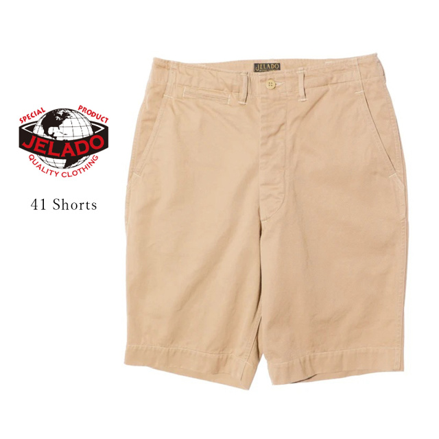 JELADO ジェラード AG21141 41Shorts 41ショーツ ラストリゾート チノクロス ショーツ コットン 日本製 メンズ  〔FL〕