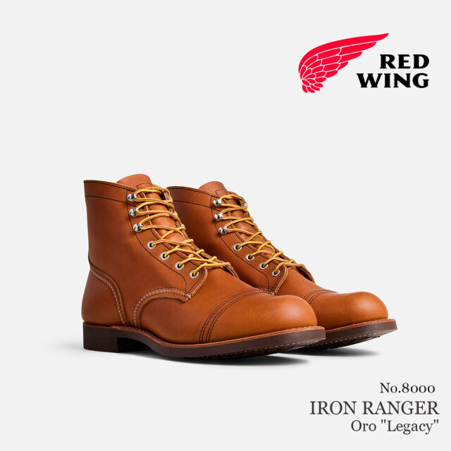 REDWING レッドウィング アイアンレンジャー オロ レガシー メンズ シューズ ブーツ 8000