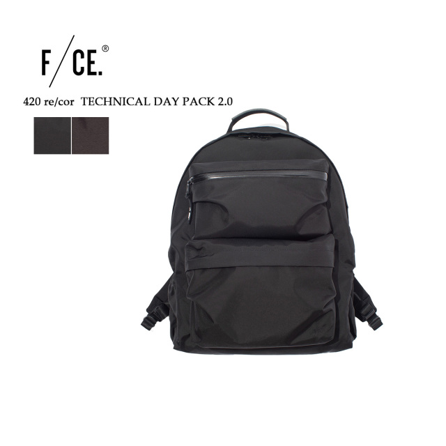 F/CE. エフシーイー 420 レコー テクニカル デイパック 2.0 420 re/cor  TECHNICAL DAY PACK 2.0 レディース メンズ FCD36262B0004 バックパック ナイロン 撥水 ブラック ブラウン