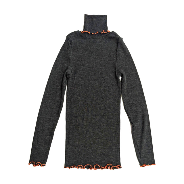 891:charcoal×orange (charcoal系)