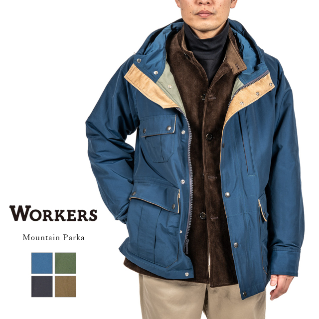 WORKERS ワーカーズ Mountain Parka マウンテンパーカ 60/40クロス ベンタイル 日本製 メンズ アウター ジャケット