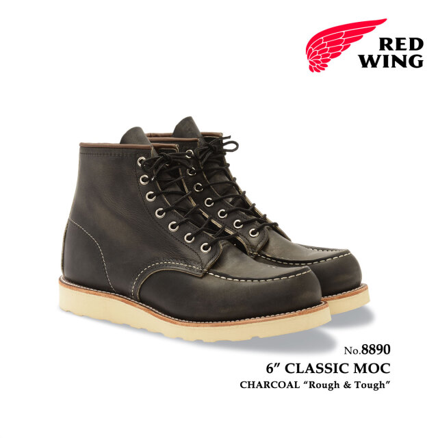 REDWING レッドウィング 6インチ クラシックモック チャコール ラフ