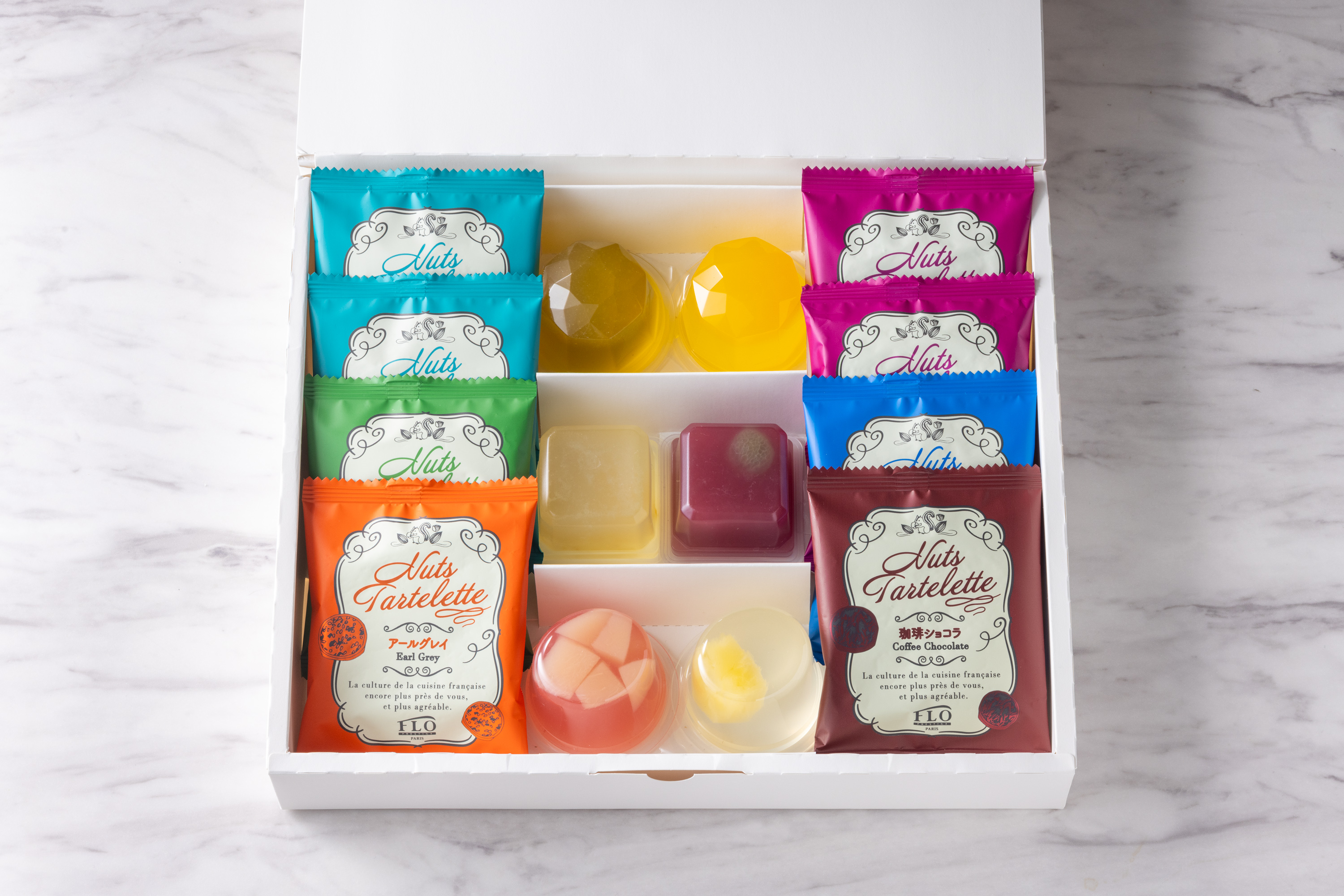 豊潤果実のジュレと焼菓子のギフトセット〈14個入り〉紙袋1枚付き