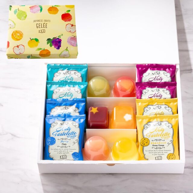 国産果実のジュレ&焼菓子詰め合わせ　14個入り（紙袋1枚付き）