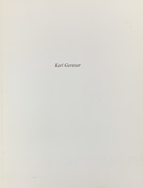 【古本】カール・ゲルストナー作品集: KARL GERSTNER: COLOR FRACTALS/GENESIS 【古本】カール・ゲルストナー作品集: KARL GERSTNER: COLOR FRACTALS/GENESIS