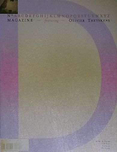 洋書 No.D magazine OLIVIER THEYSKEN NO.D MAGAZINE FEATURING OLIVIER THEYSKENS