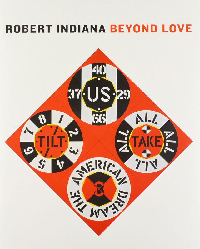 Robert Indiana 1990年 ロバート・インディアナ ポップアート LOVE の彫刻でお馴染み ロバート・インディアナ個展 Robert