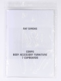 ラフ・シモンズ: MOMU ZINE: RAF SIMONS: CORPO: BODY ACCESSORY FURNITURE 7 CUPBOARDS
