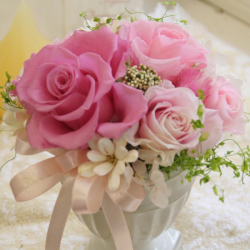 プリザーブドフラワー　ギフト　プリンセスピンク