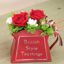 プリザーブドフラワー　ギフト　ティータイム