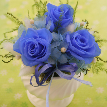 プリザーブドフラワー　ギフト　マリン