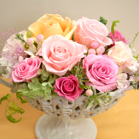 プリザーブドフラワー　結婚祝い　プリンセスの誕生