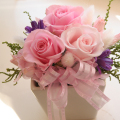 プリザーブドフラワー　ギフト　ほんわかピンク