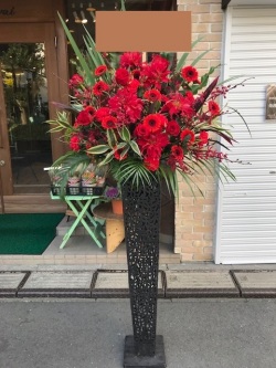 オシャレアンティークスタンド一段　赤系【20S-ANRED】