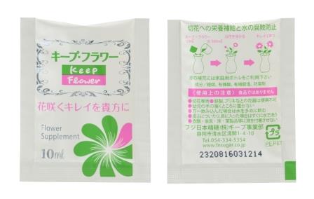 キープフラワー 10ml 1,000ケ シール キープ・フラワー10ml×100ヶ入り