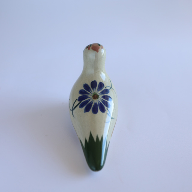 メキシコ製トナラ焼フクロウ(鳩)壺(大型花瓶)